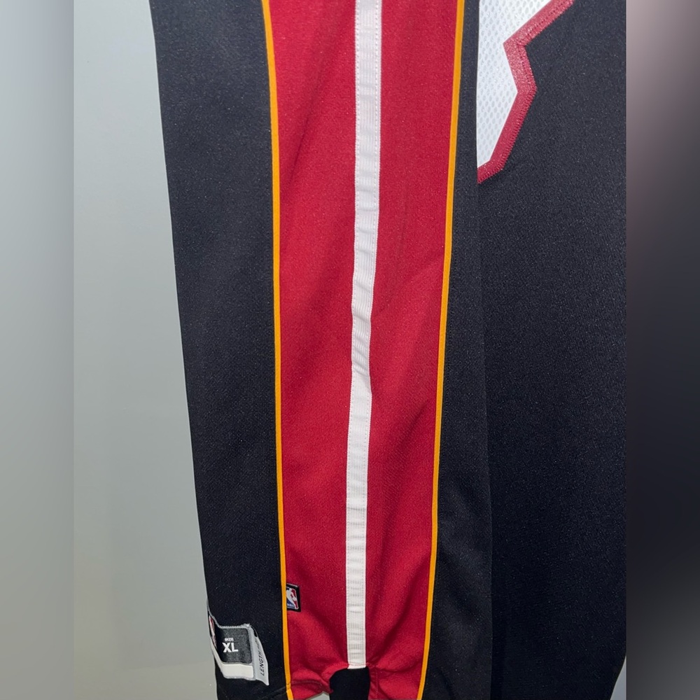 Dwayne Wade Black #3 Miami Heat adidas Authentic NBA Throwback Basketball Jersey - Picture 9 of 11